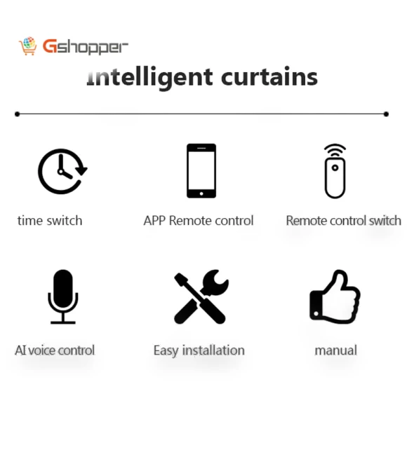 Smart Electric Curtain Remote Control System — Automation Devices