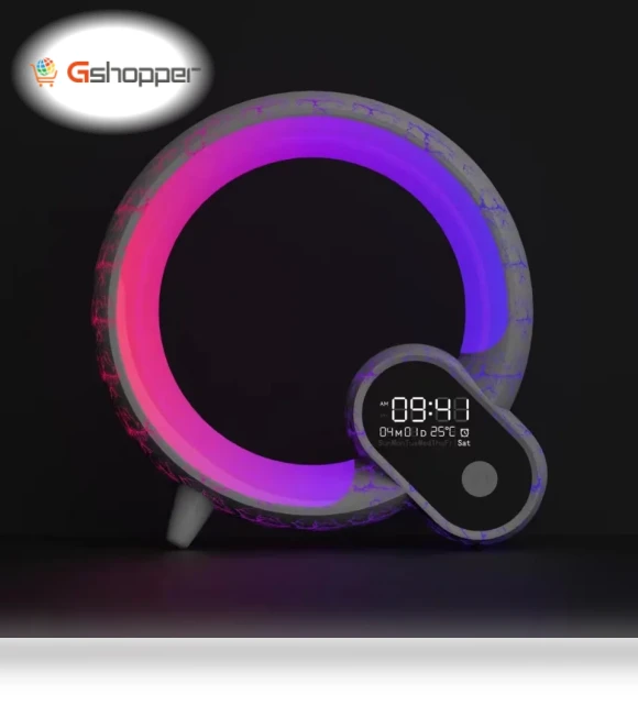 Sunrise Digital Alarm Clock with Bluetooth Speaker — Lighting