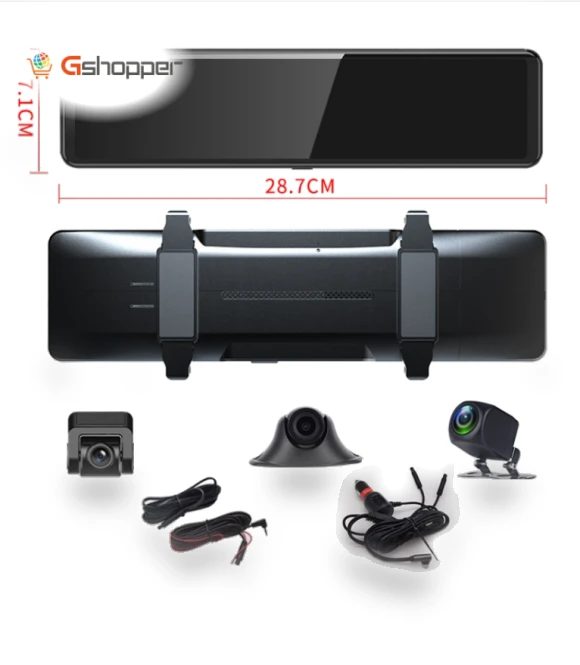 Triple Lens Car Dash Camera with 2.5K Display — Cameras