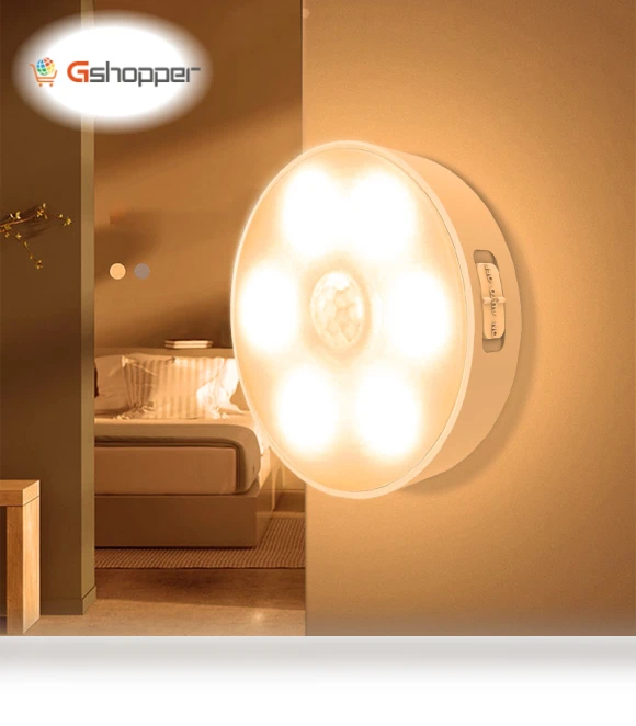 Wireless LED Bedside Night Light — Smart Home