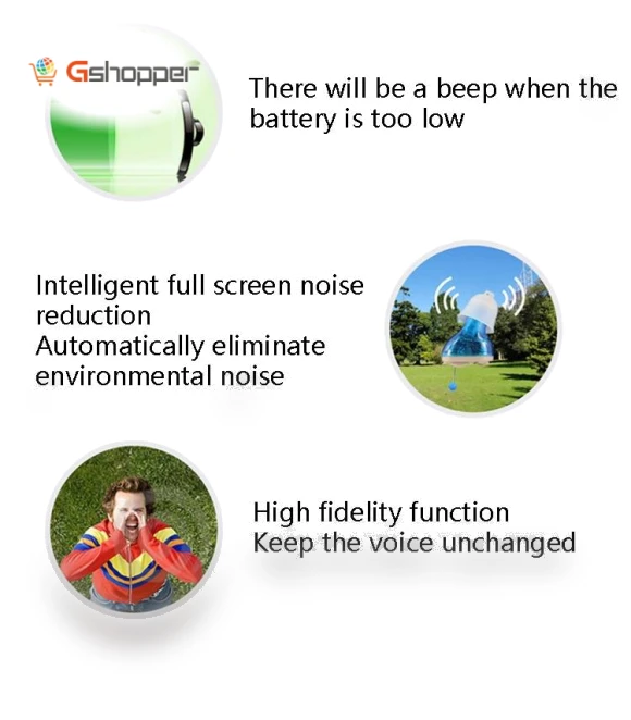 Digital Smart Denoising Hearing Aid Sound Amplifier — Hearing Support