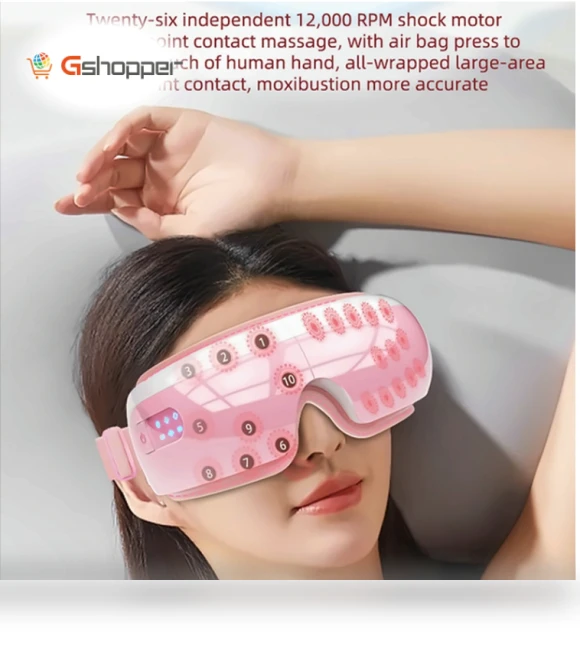 Intelligent Eye Massager with 26 Massage Heads — Massage Devices