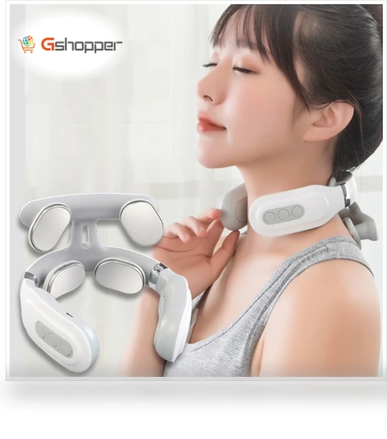 Intelligent Pulse Neck Massager with Heat — Massage Devices