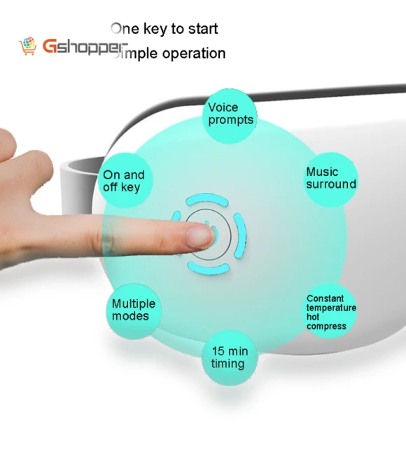 Intelligent Wireless Eye Massager — Massage Devices