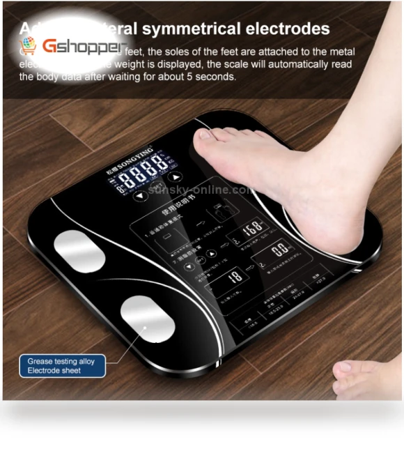 Smart Body Fat Scale with LCD Display — Scales