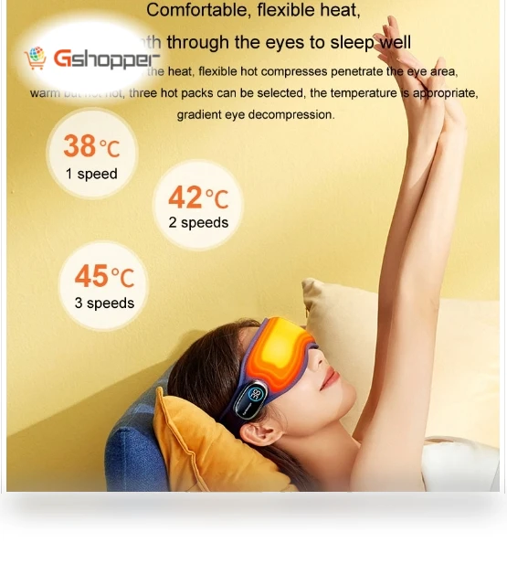 Smart Heated Eye Massager with Graphene Technology — Massage Devices