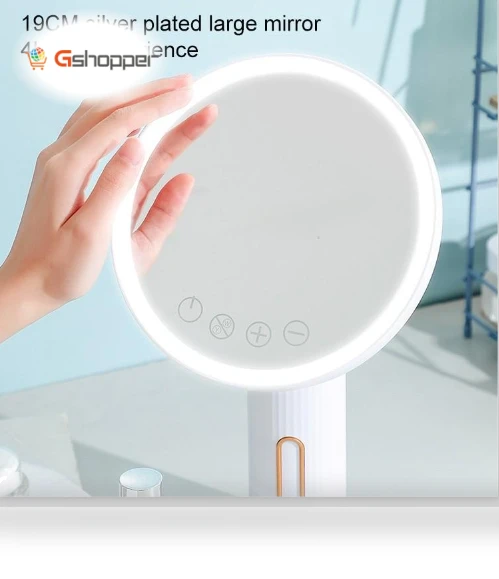 Smart LED Makeup Mirror with Three-Color Light — Lighting