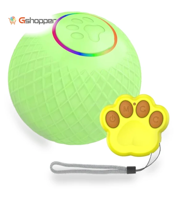 Smart Pet Cat Toy Ball Luminous Yo-Yo Remote Control — Cat Playthings, C2