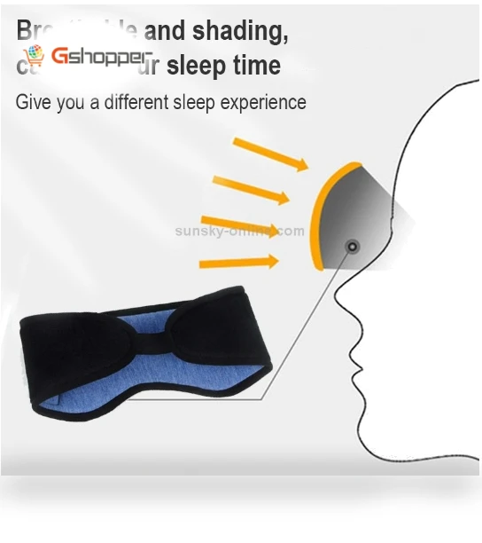 Smart Sleep Eye Mask with Bluetooth Music — Headphones