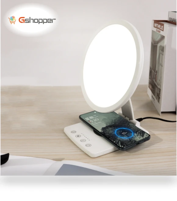 Wireless Charging SAD Light Therapy Lamp — Lighting