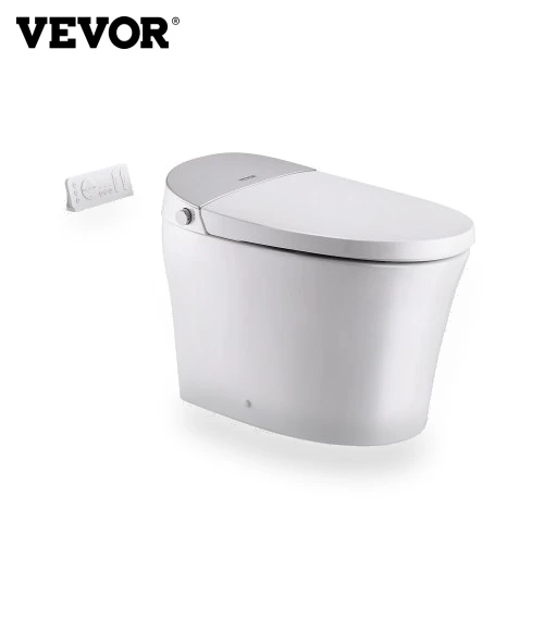 Smart Auto Freshening Toilet with Heated Seat — Smart Toilets by VEVOR