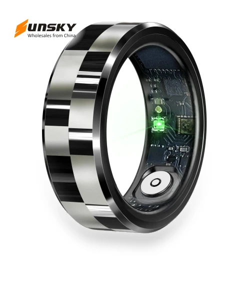 Smart Ring with Health Monitoring & Gesture Control (Size 11) — Smartwatches and Fitness Trackers