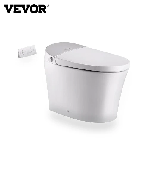 Smart Toilet with Heated Seat and Auto Freshening — Smart Toilets by VEVOR