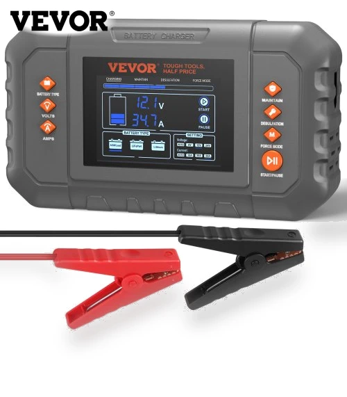 35-Amp Smart Battery Charger with LCD Display — Chargers by VEVOR