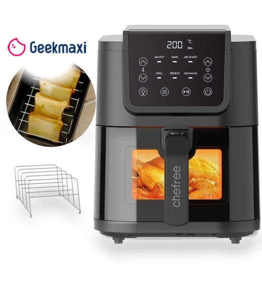 6-in-1 Smart Air Fryer and Toaster, 5L — Ovens by Chefree