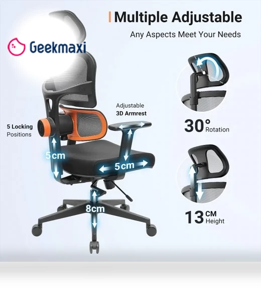 Ergonomic Office Chair with Auto-following Lumbar Support — Chairs by NEWTRAL