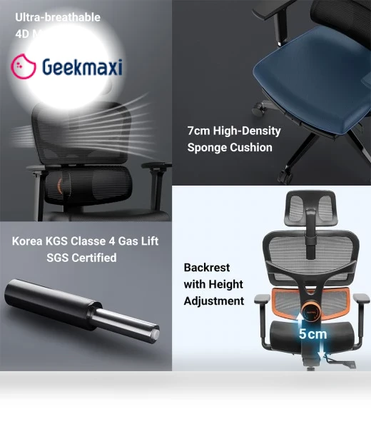 Ergonomic Office Chair with Auto-following Lumbar Support — Chairs by NEWTRAL