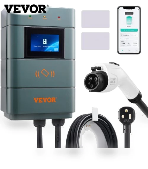 Level 2 Electric Vehicle Charging Station with WiFi — Chargers by VEVOR