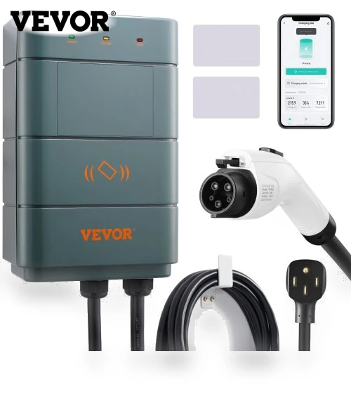 Level 2 Electric Vehicle Charging Station with WiFi — Chargers by VEVOR