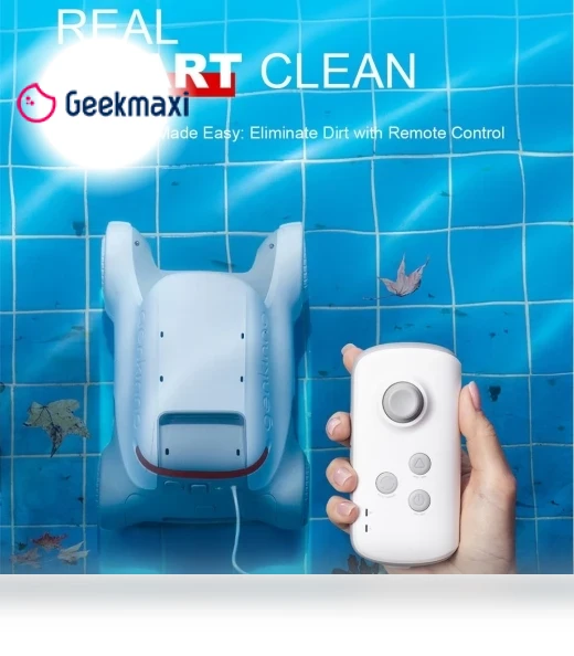 P1 Cordless Robotic Pool Vacuum Cleaner — Cleaning by Genkinno