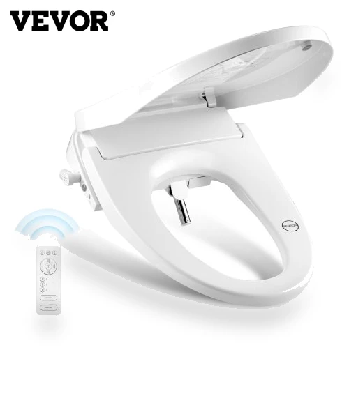 Smart Heated Bidet Toilet Seat with Remote Control — Smart Toilets by VEVOR