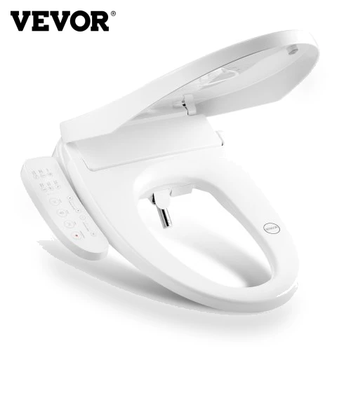 Smart Heated Bidet Toilet Seat with Side Control — Smart Toilets by VEVOR