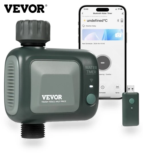 WiFi Smart Hose Faucet Timer with Single Outlet — Irrigation Systems by VEVOR