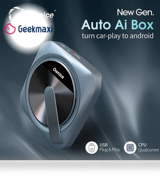 Wireless Android Auto AI Box — CarPlay Adapters by Ownice