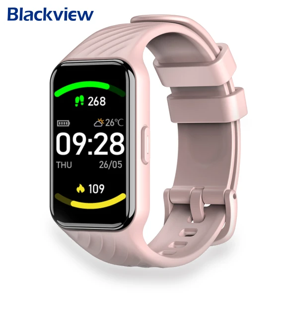 1.47" Fitness Tracker Smart Watch Pink — Smart Clothing by Blackview