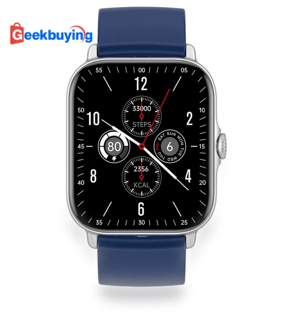 1.81" Large Screen Sports Smartwatch with Bluetooth Calling - Blue — Smartwatches and Fitness Trackers