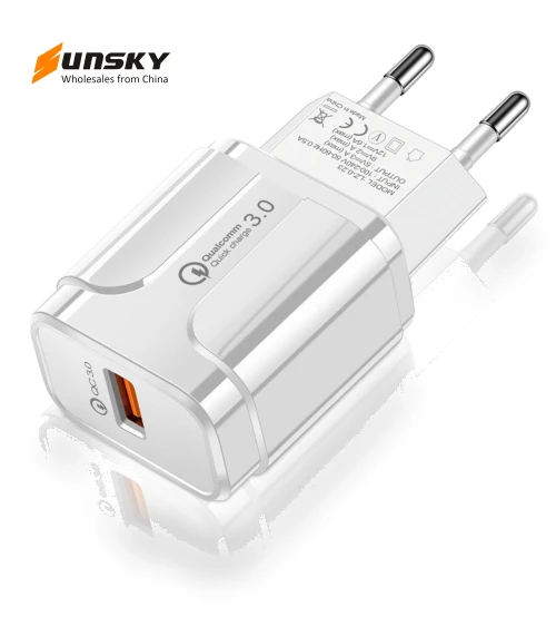 18W Quick Charge USB Wall Charger - EU Plug — Chargers