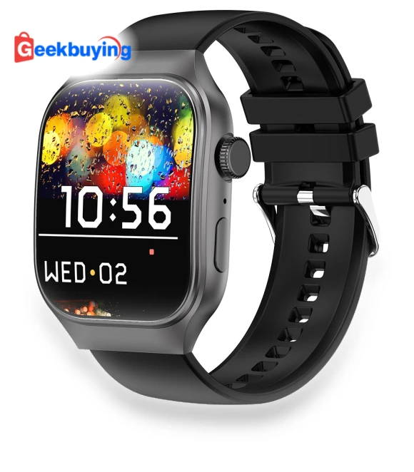 2.01" Curved Touch Screen Smartwatch with Bluetooth Calling — Smartwatches and Fitness Trackers