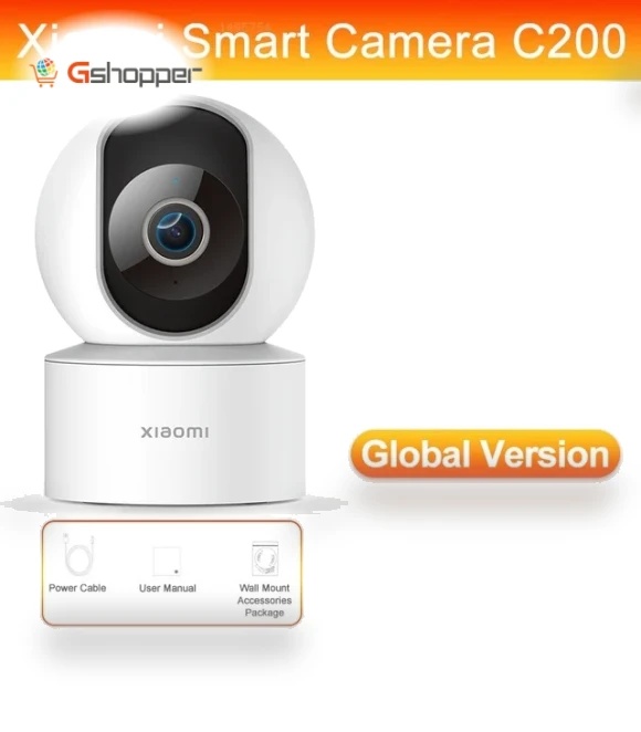 360° PTZ IP Camera C200 HD with Night Vision & AI Detection — Cameras by Xiaomi