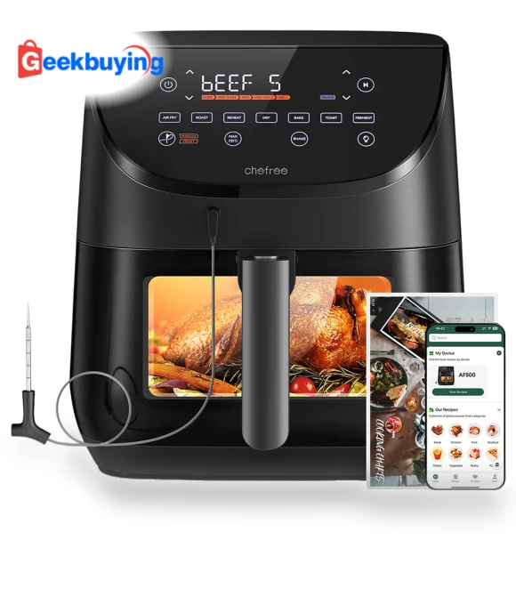 6.5L Air Fryer with Smart Probe Thermometer — Ovens by Chefree