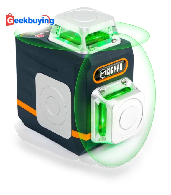 8-Line Self-Leveling 360° Laser Level with Remote Control — 3D Printing Tools by CIGMAN