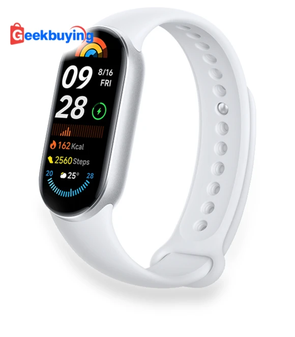 Band 9 Smart Bracelet with 1.62'' AMOLED Screen - Silver — Smart Clothing by Xiaomi