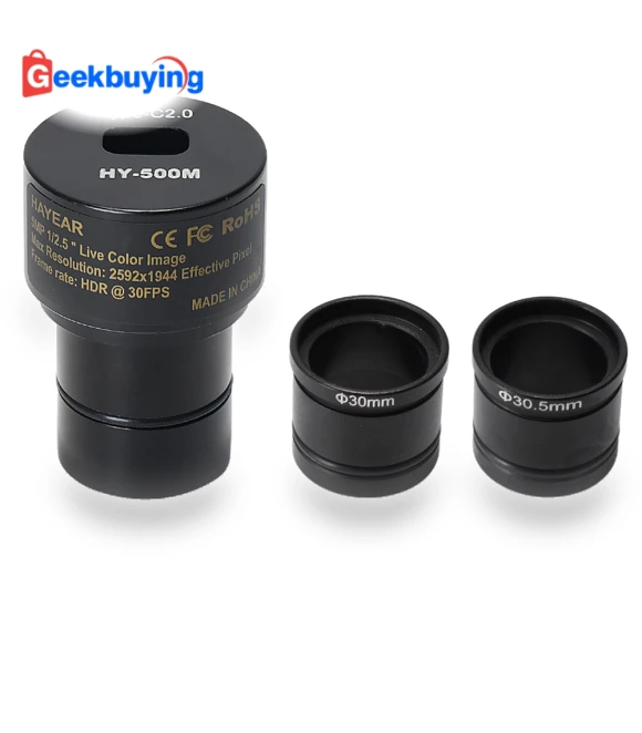 Digital Electronic Microscope Eyepiece 5MP — Tools & Measurement by HAYEAR