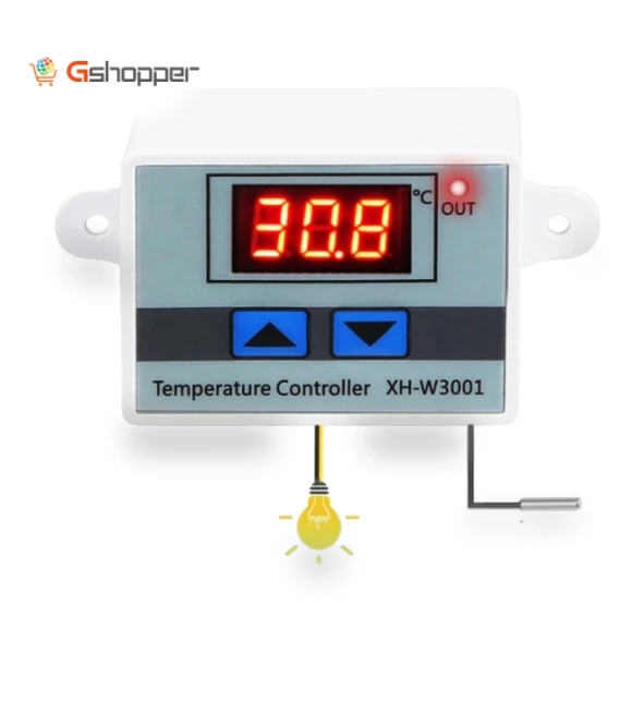 Digital LED Temperature Controller with NTC Sensor — Thermostats