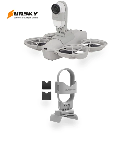 Drone Expansion Mount Action Camera Holder Adapter (Grey) — Accessories by Sunnylife