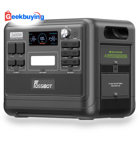 F2400 Portable Power Station 2048Wh Solar Generator — Portable Power Stations by FOSSiBOT