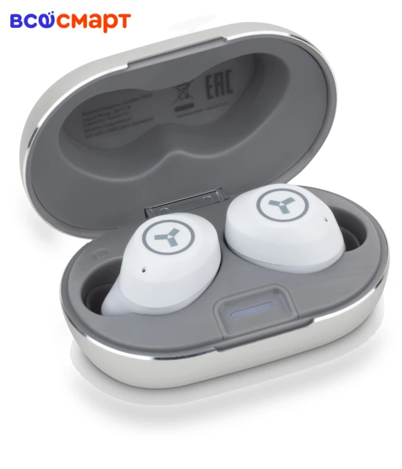 Gradus TWS White Wireless Earbuds — Headphones by Accesstyle