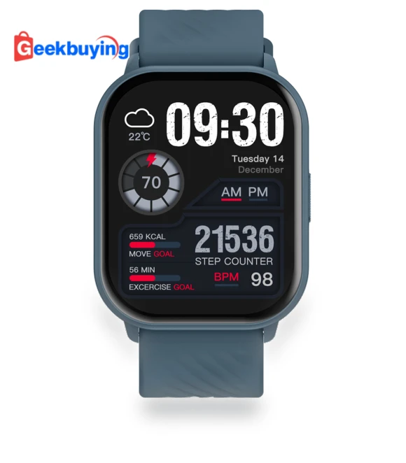 GTS 3 Smartwatch with Bluetooth Calling - Blue — Smartwatches and Fitness Trackers by Zeblaze