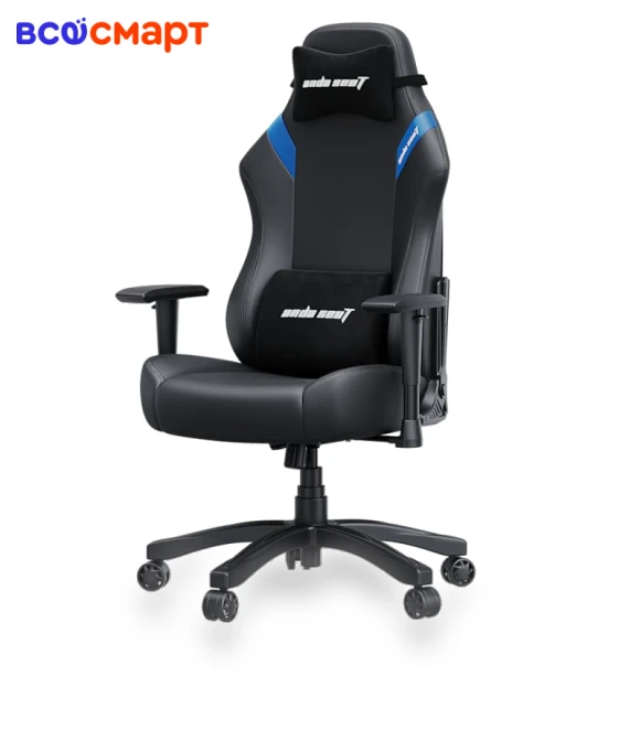 Luna Gaming Chair L Size Black/Blue — Chairs by AndaSeat