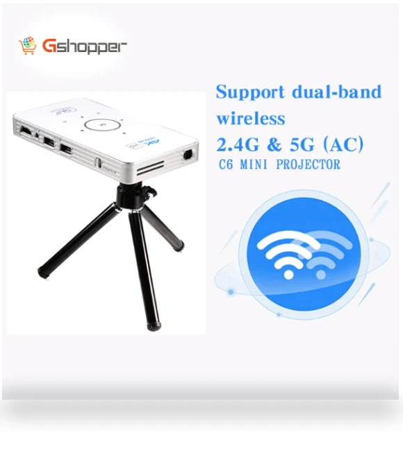 Mini Wireless DLP Projector 2GB+32GB — Projectors by C6