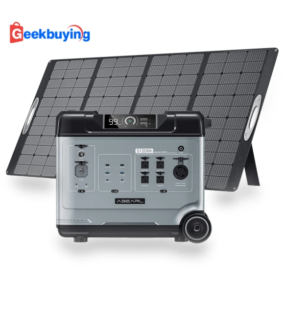 P5000 Pro Portable Power Station with PV400 Solar Panel — Portable Power Stations by OUKITEL