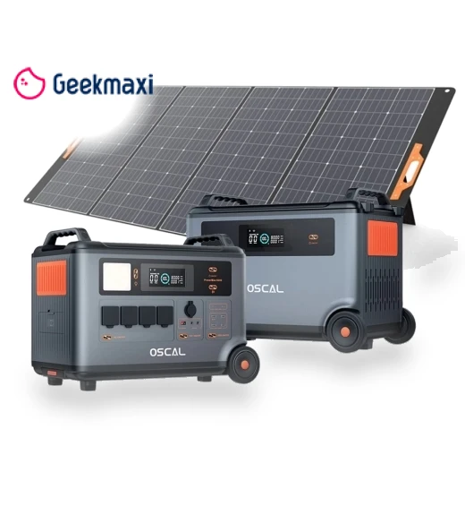 PowerMax6000 Portable Power Station 3600Wh with Solar Panel — Portable Power Stations by Blackview