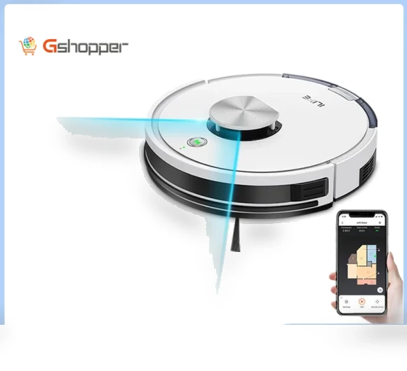 Robot Vacuum with Laser Navigation — Cleaning by ILIFE