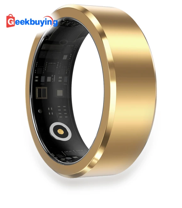 Smart Ring Health Tracker - Golden — Smartwatches and Fitness Trackers