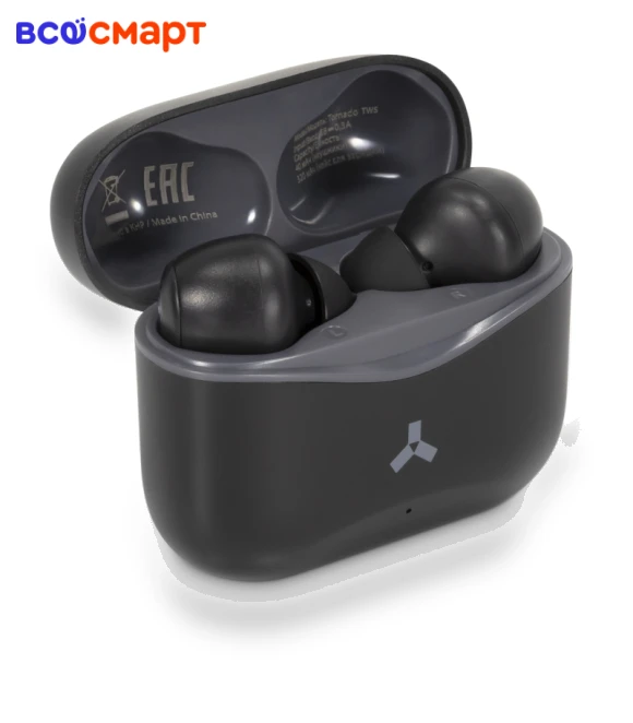 Tornado TWS Wireless Earbuds Black — Headphones by Accesstyle