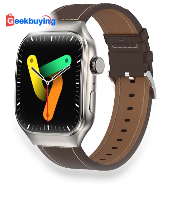 2.01-inch Curved Touch Screen Smartwatch with Bluetooth Calling — Smartwatches and Fitness Trackers